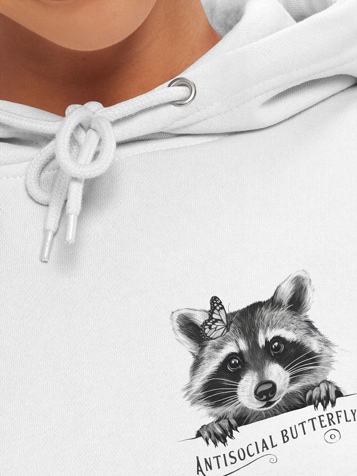 Raccoon Antisocial Butterfly Hoodie product image (2)