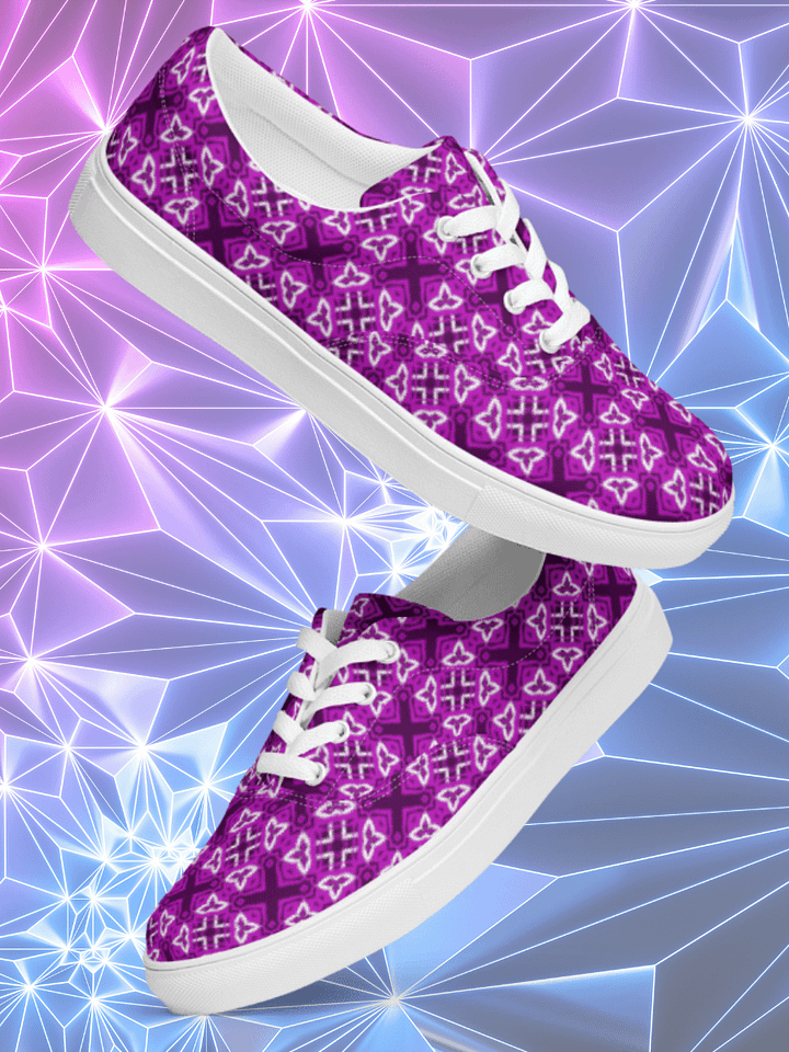 Geometric Fusion Lace-Up Shoes product image (1)