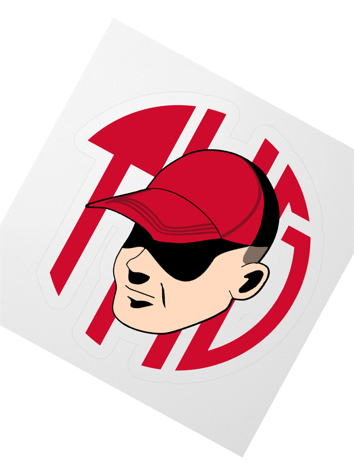 Red THG Logo Sticker Set product image (6)