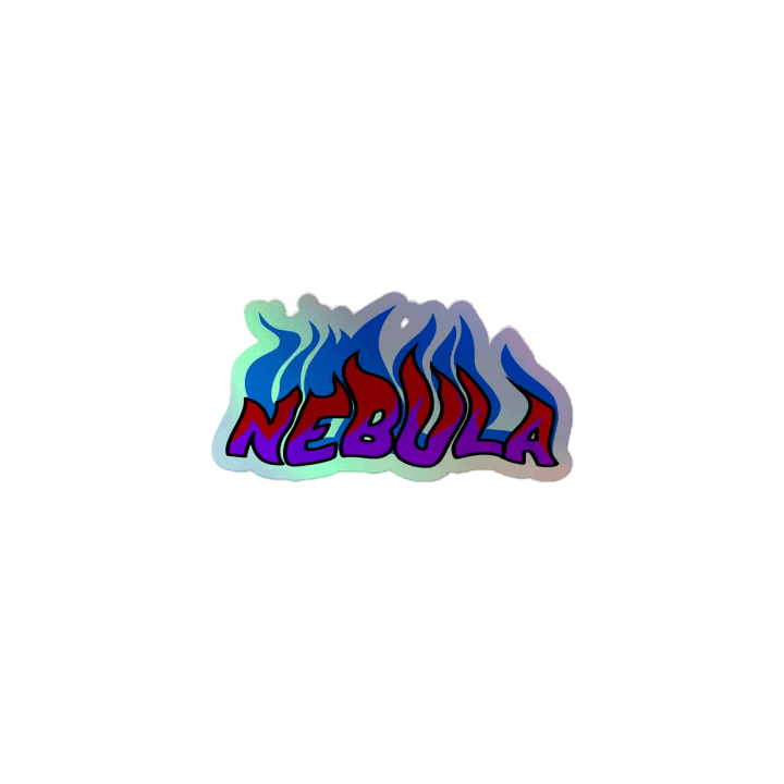Holographic Nebula Sticker product image (1)