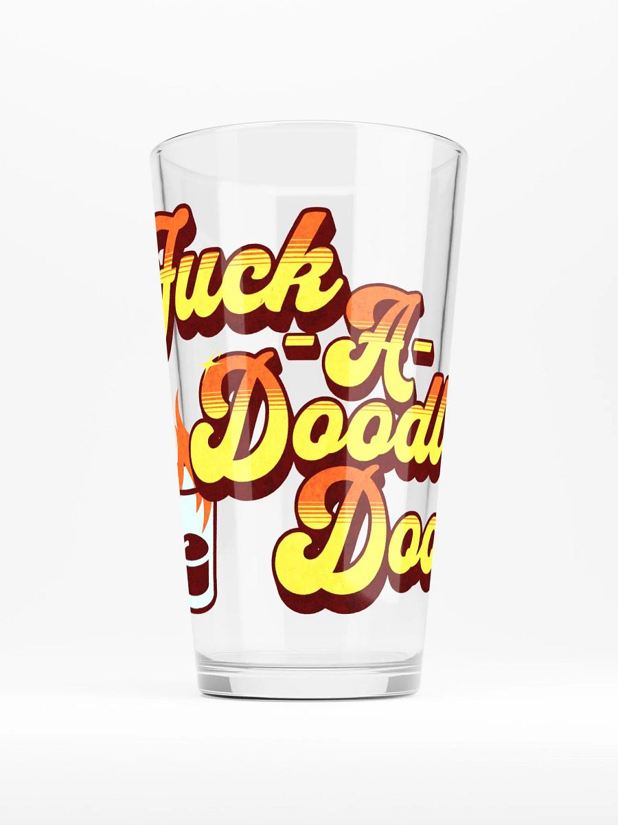 Fuck-A-Doodle Doo Pint Glass product image (1)