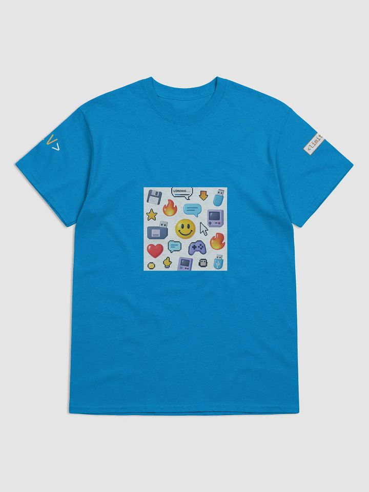 Limitless 90s Floppy Disk Tee | Retro Geek Nostalgia Shirt – Funny Techwear for Developers & Gamers product image (1)