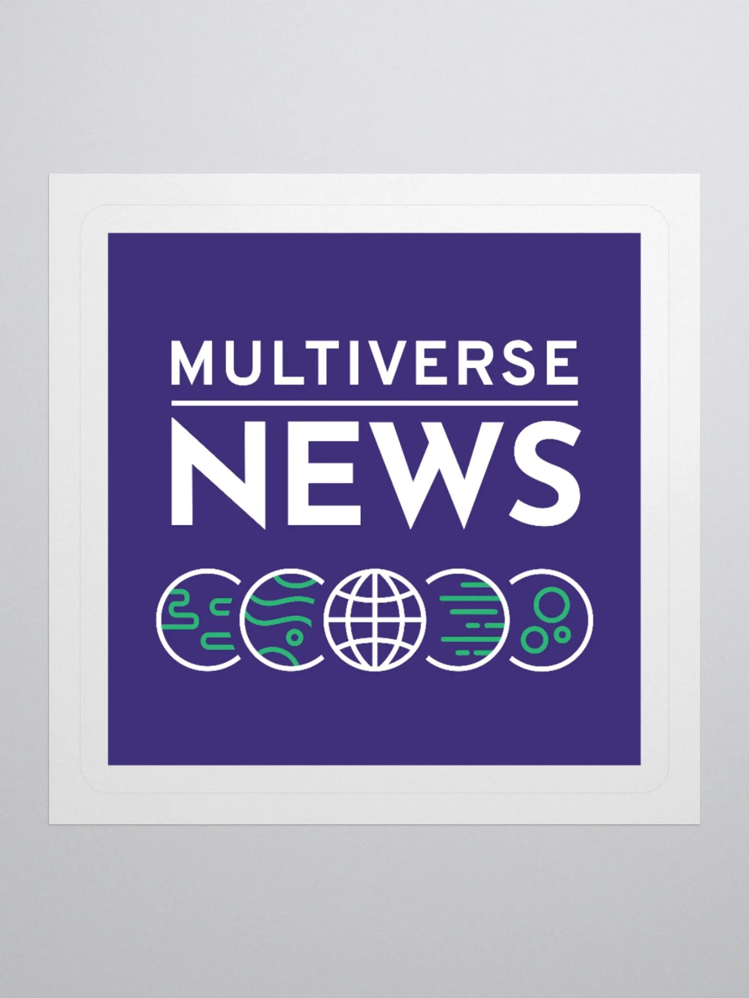 Multiverse News Logo Sticker product image (1)