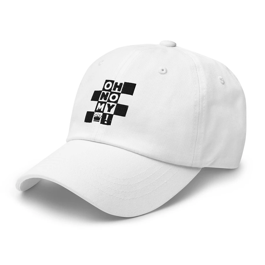 Oh No! My Queen! Chessboard Dad White Hat product image (2)