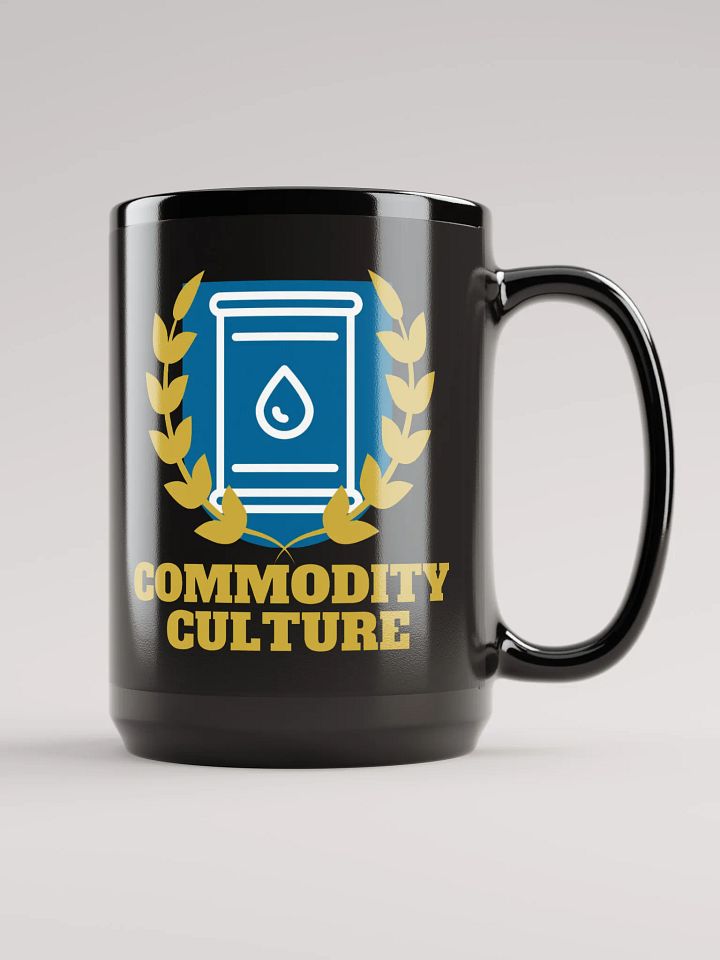 Commodity Culture Black Glossy Mug (15 oz.) product image (1)