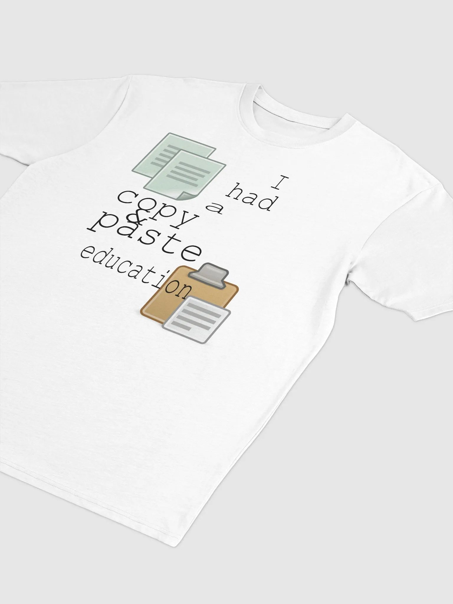 I Had A Copy & Paste Education - Colour - Cotton Heritage Men's Premium Heavyweight Tee product image (3)
