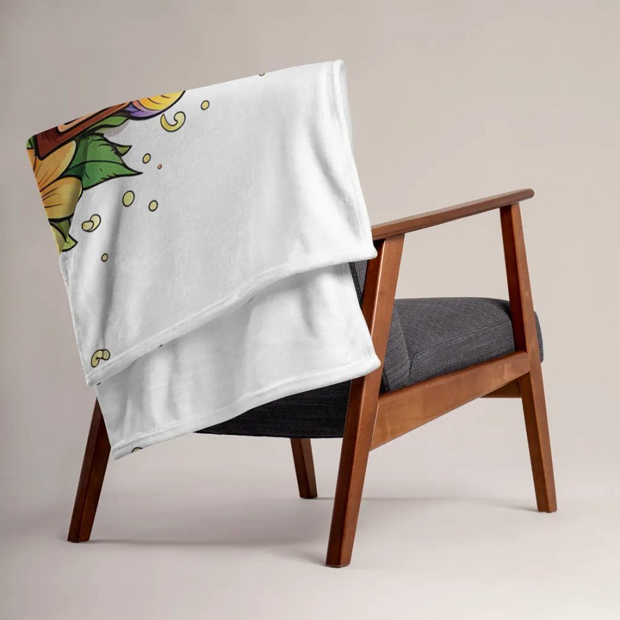 Colorful Cross and Floral Throw Blanket product image (15)