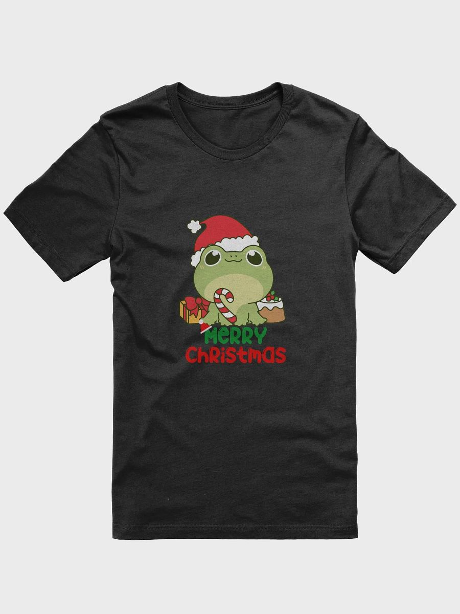 Festive Santa Frog Adult T-Shirt product image (4)