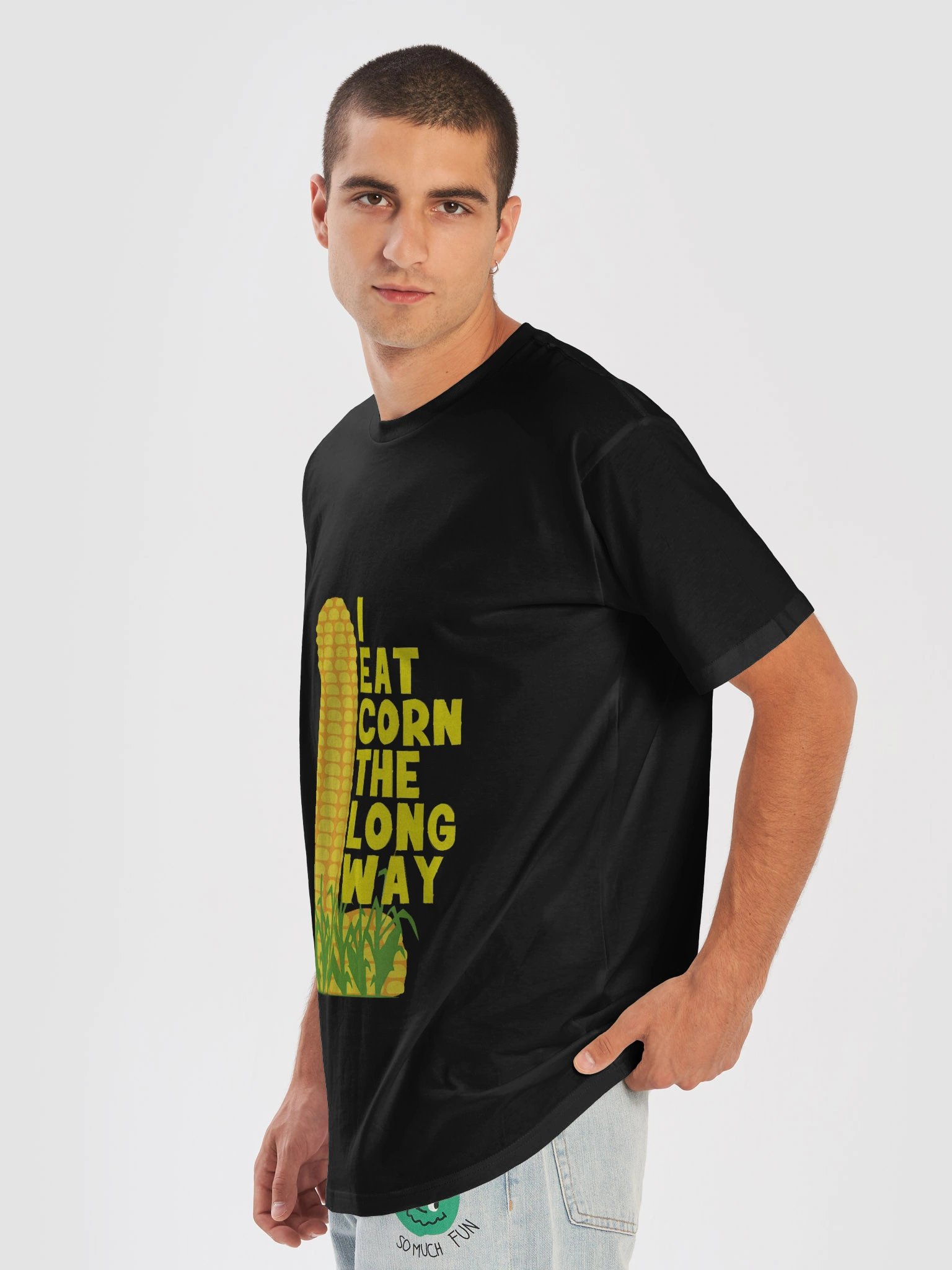 I Eat Corn The Long Way Tee product image (7)