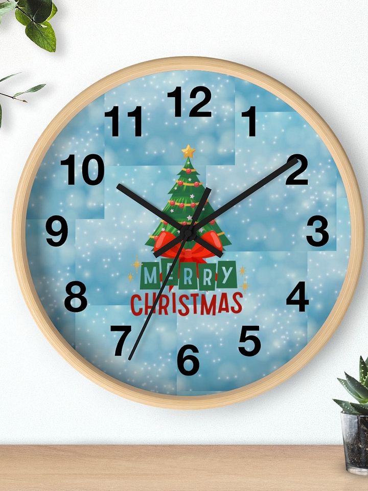 Christmas clock product image (1)