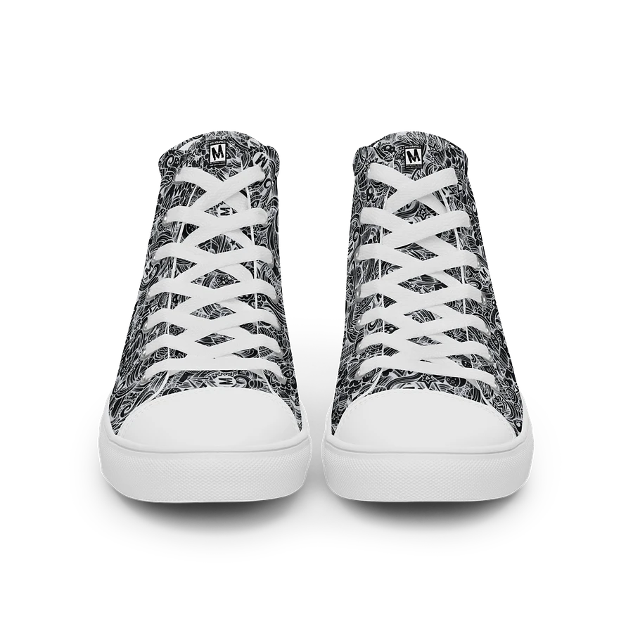 Dark Space Scribble - Women's High Tops | #MadeByMELO product image (11)