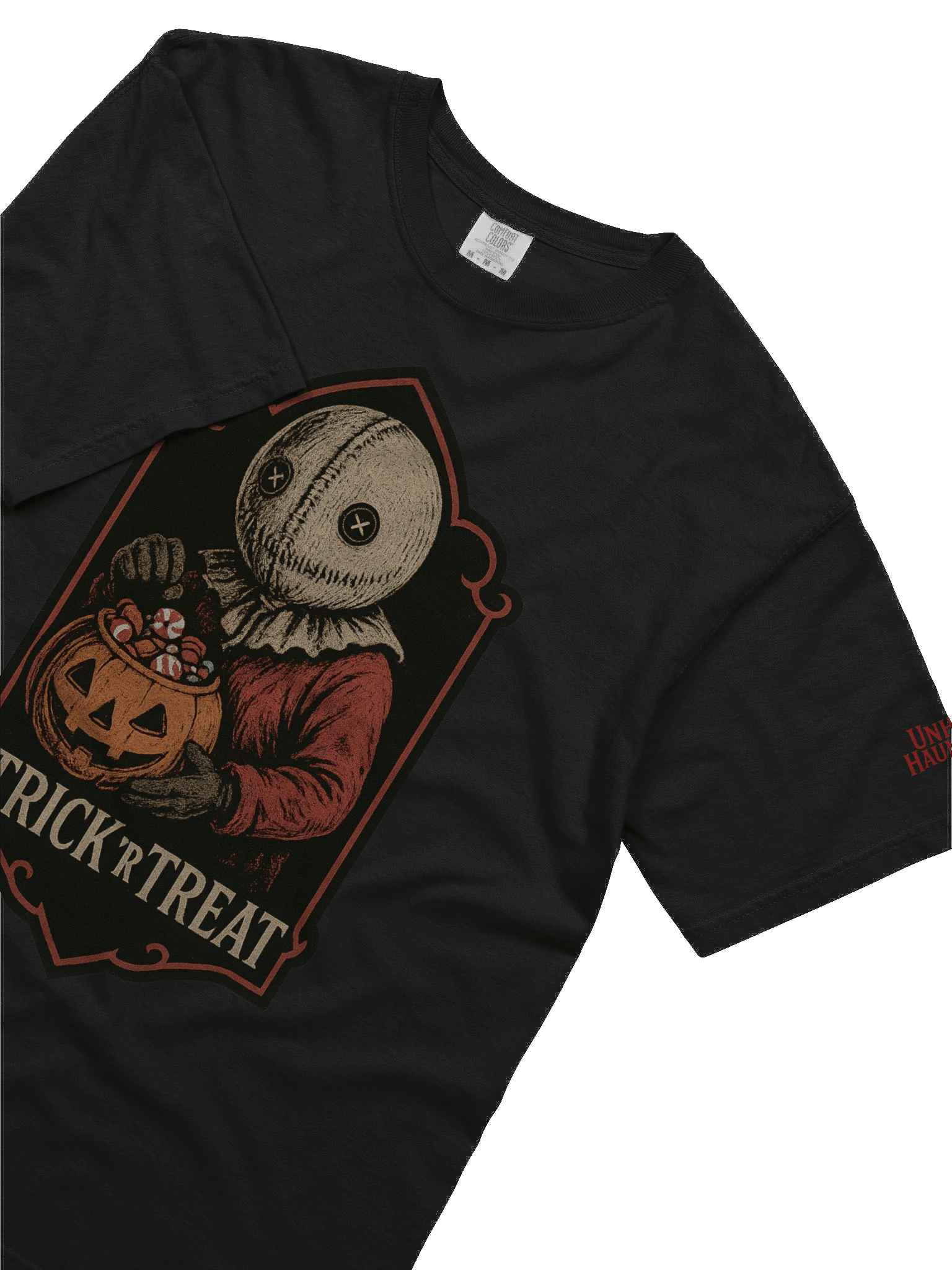 Unholy Hauntings Trick r Treat Black Tee product image (5)