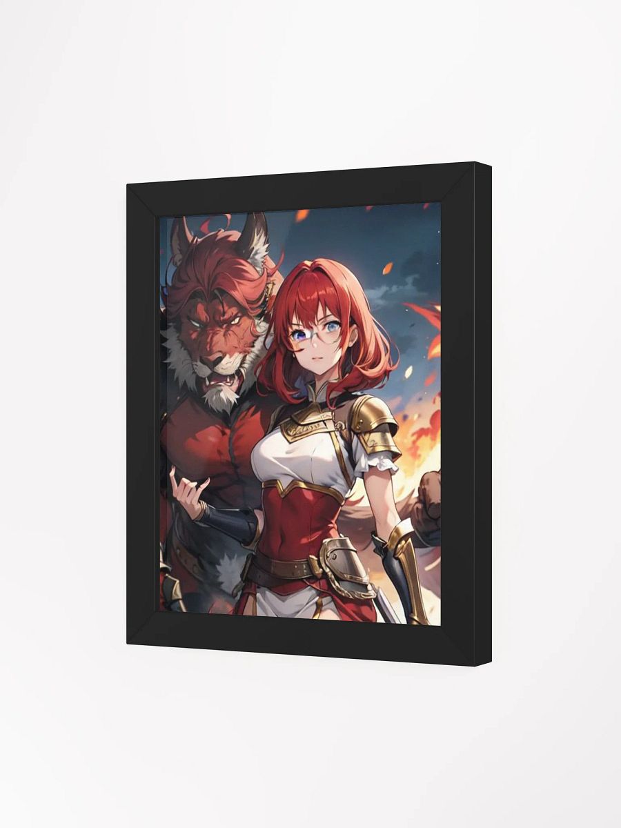 Red K Warrior Poster w/ Frame product image (3)