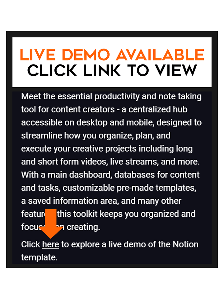 Creator Toolkit Notion Template product image (2)