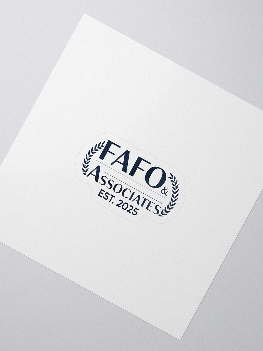 FAFO & Associates Kiss Cut Stickers product image (2)