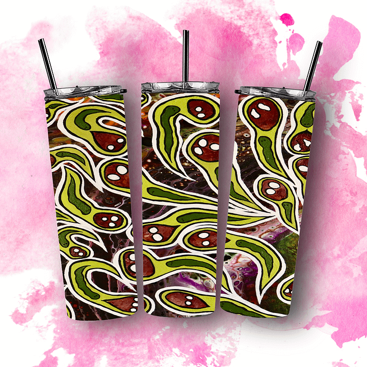 Tadpoles Vs Whatever This Is Turning Into 20oz Skinny Tumbler product image (1)