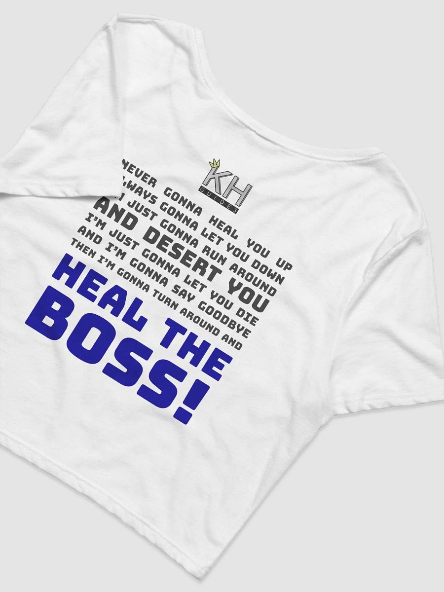Duck Roll with Lyrics Short Sleeve Crop T-Shirt product image (7)