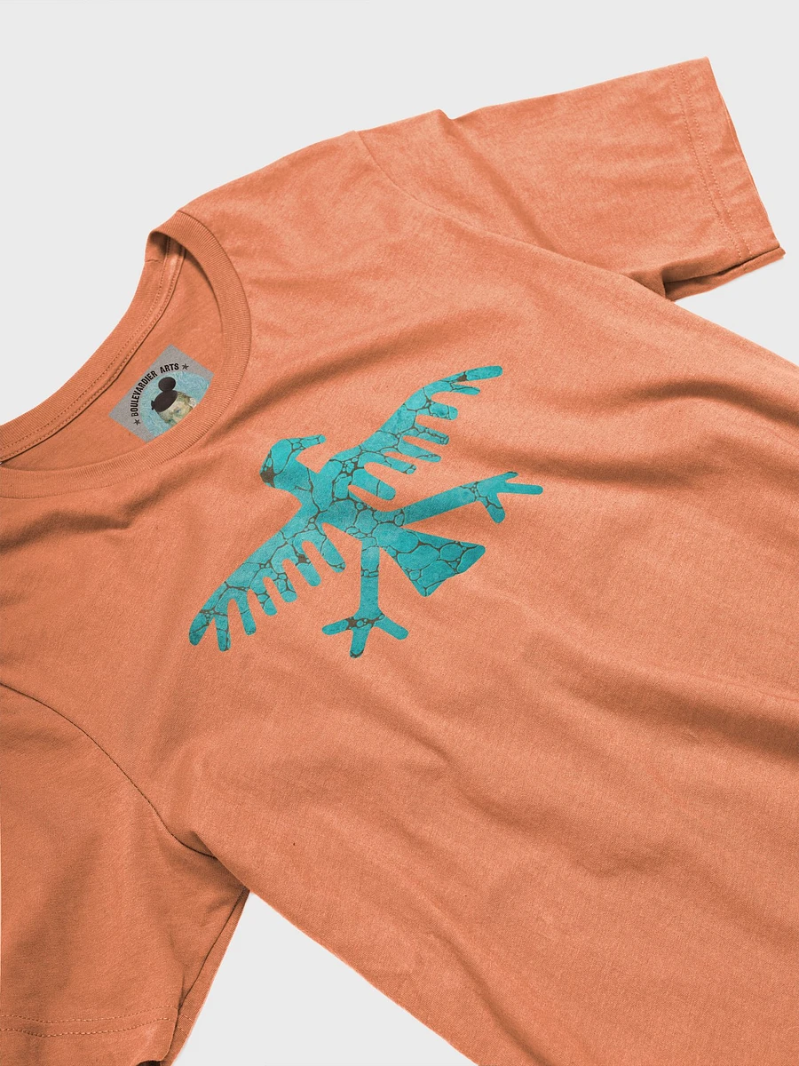 Turquoise Condor Unisex T-shirt product image (3)