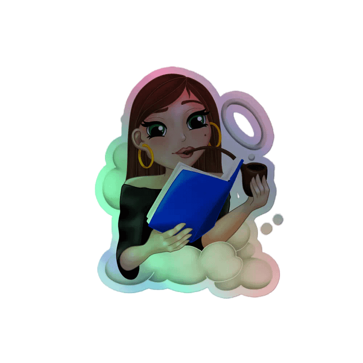 LitUp Emote Sticker - vanilla holographic product image (2)