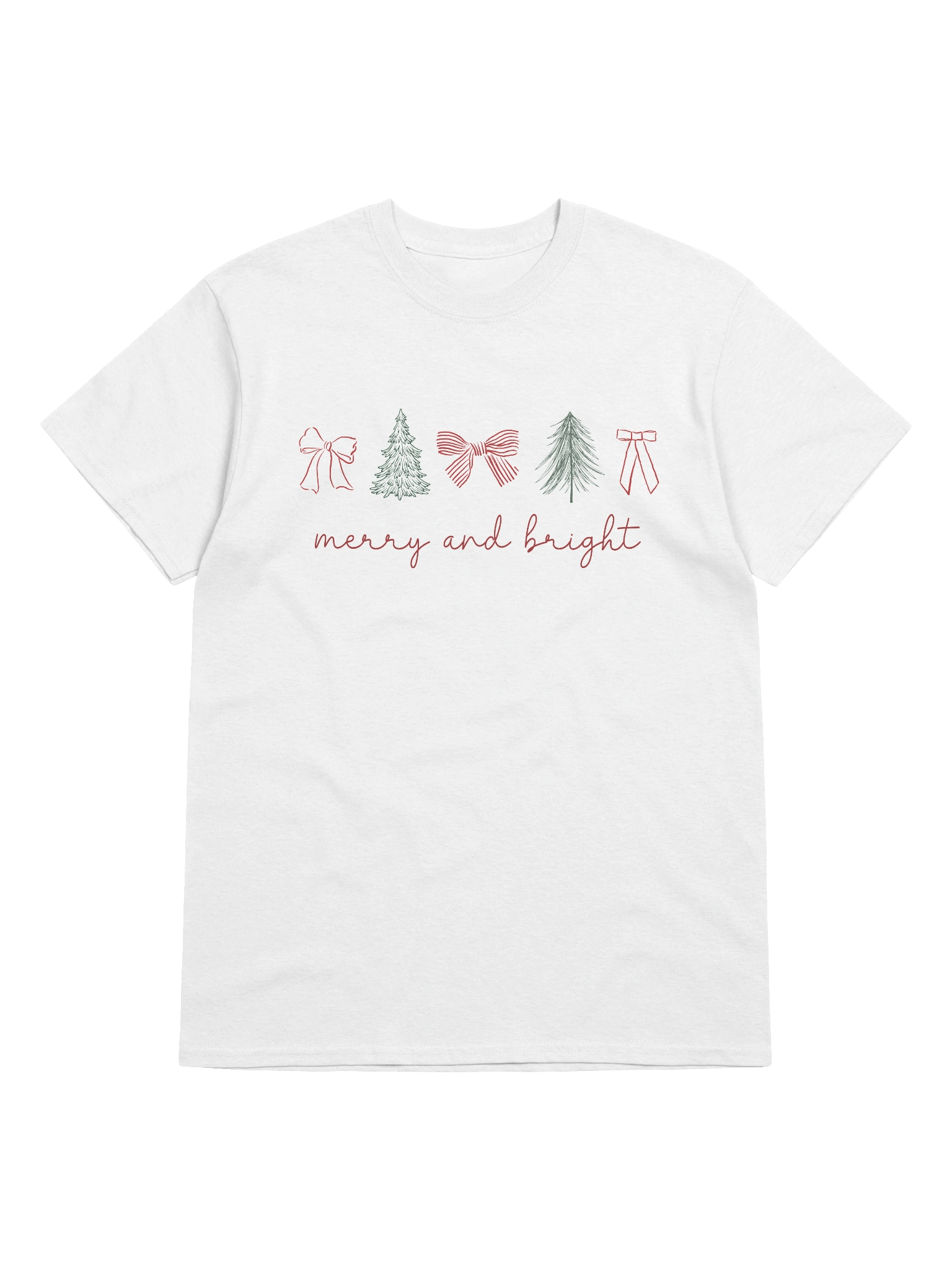 Merry and Bright Christmas T-Shirt product image (66)