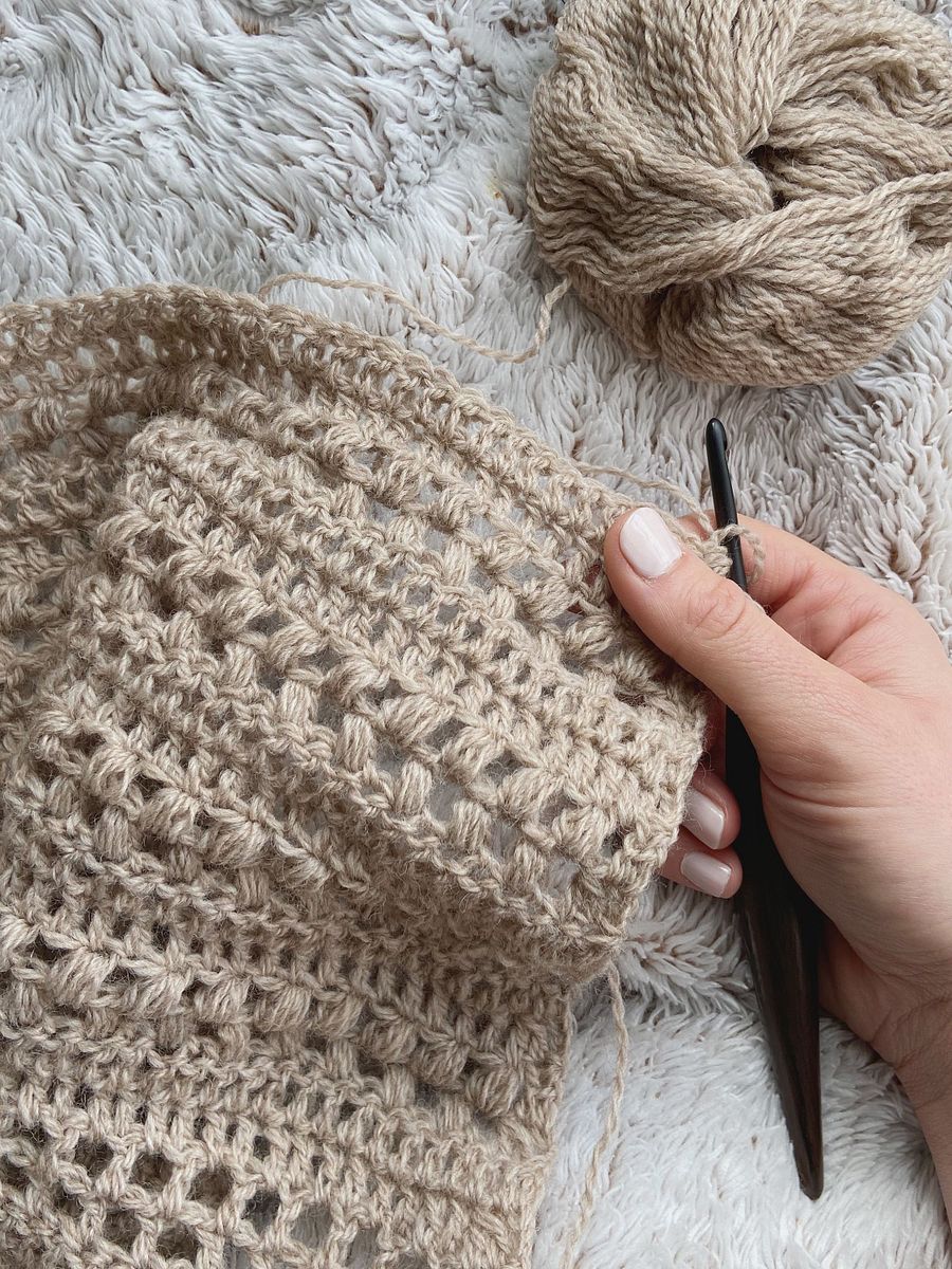 Richmond Crescent Shawl Crochet Pattern PDF product image (7)