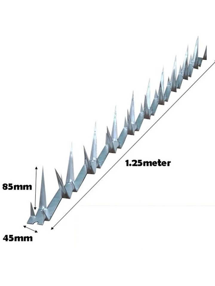 Home Store Security Wall Fencing Spikes Type 2 – Stainless Steel / Galvanized (1.25M) product image (2)