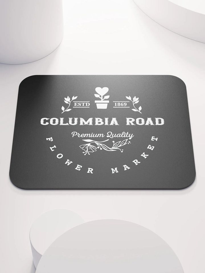 Columbia Road Market Mouse Pad (Black) product image (1)