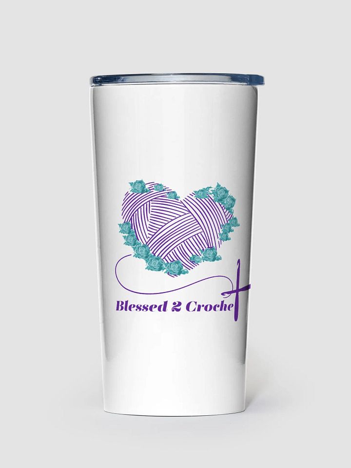 Blessed2Crochet Travel Mug 20oz product image (1)