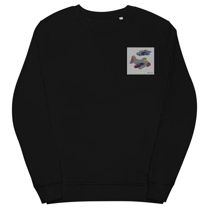 Kid Airplane (SOL'S Unisex Organic Sweatshirt) product image (2)