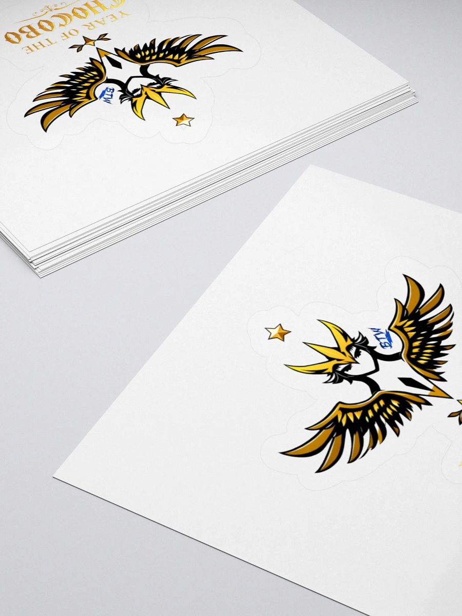 BTW year of the chocobo die cut stickers product image (12)
