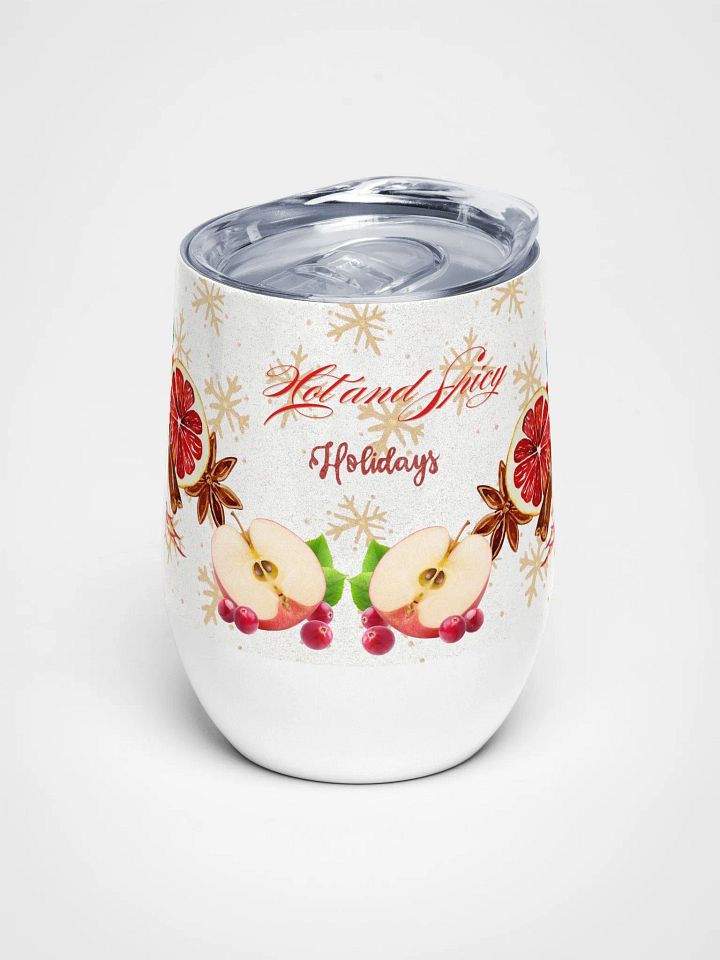 Spicy Holiday Wine Tumbler gift for moms dads friends colleagues product image (1)
