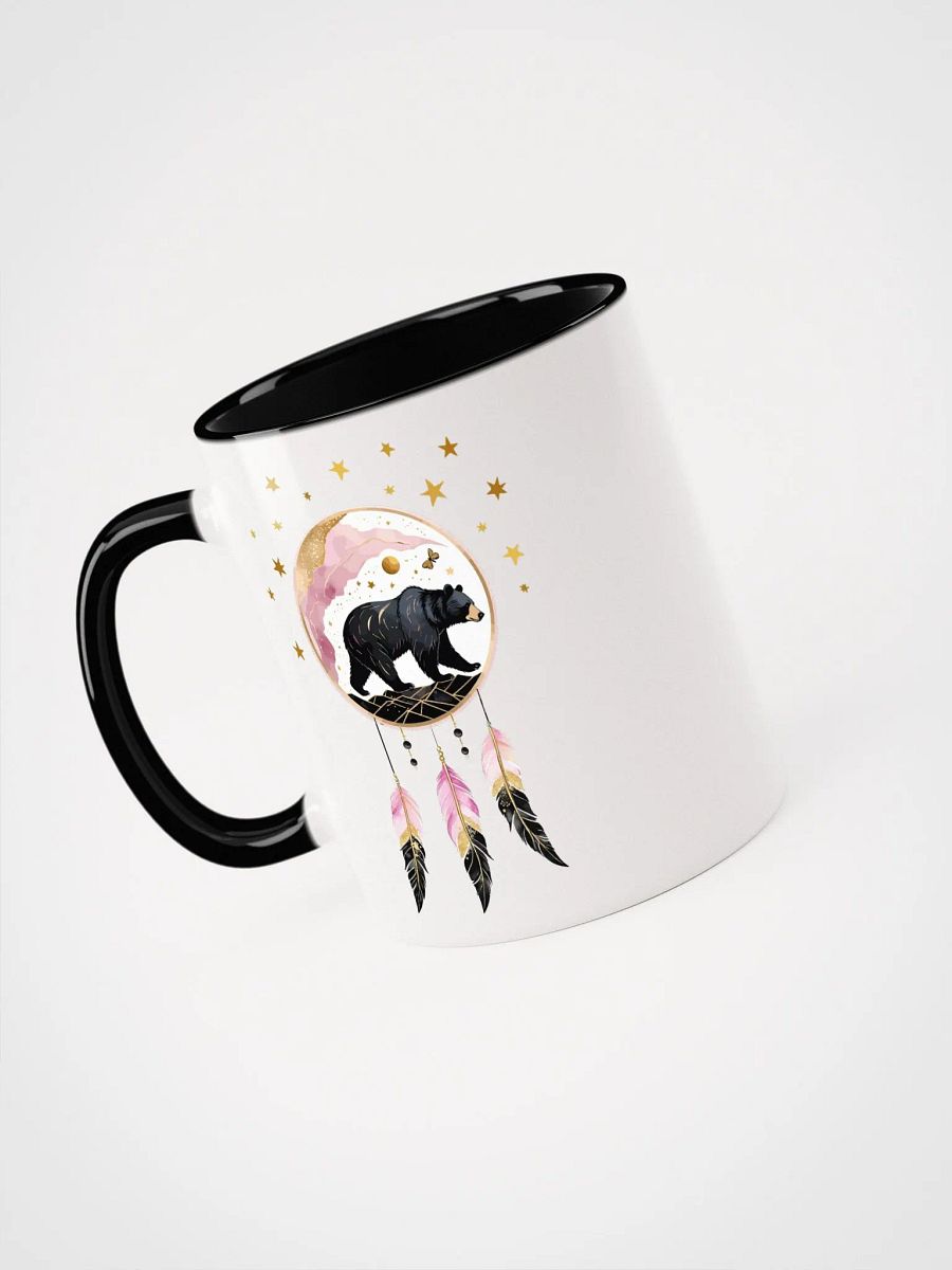 Pink and Gold Glitter Medicine Shield Bear Mug product image (39)