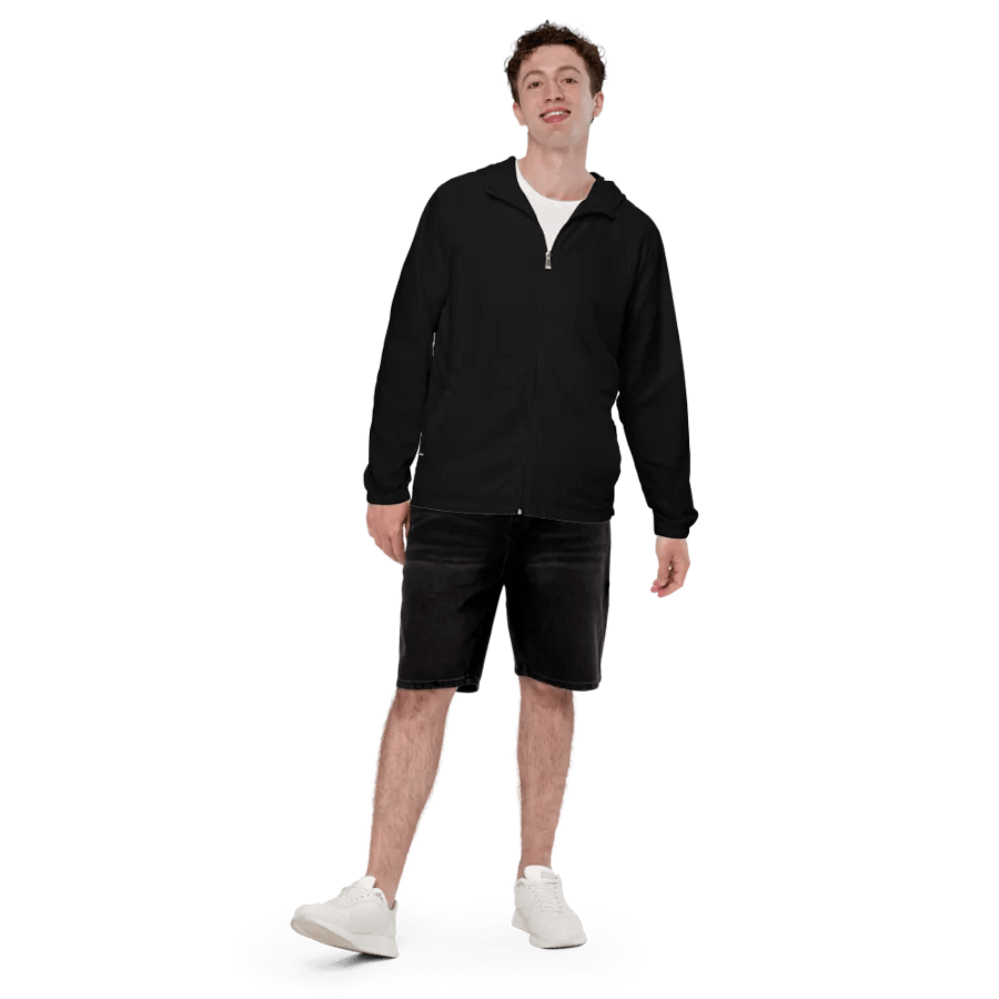 Windbreaker - Black - White HApex Gear Black Logo product image (4)