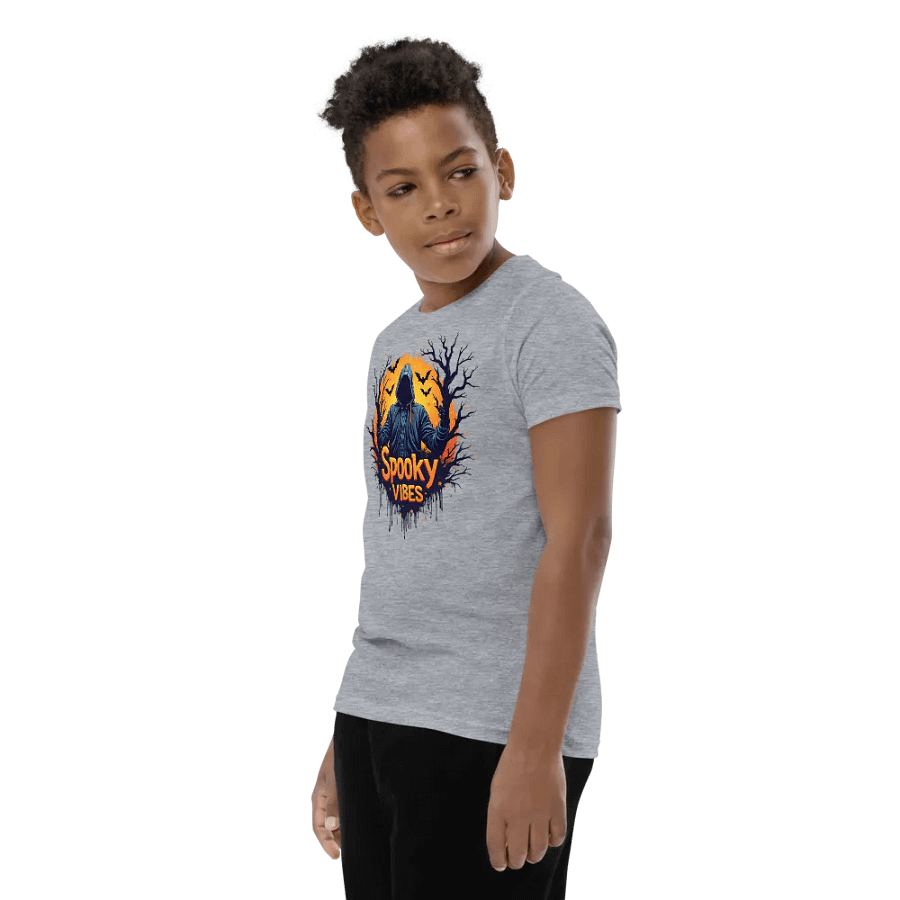 Spooky Vibes Hooded Youth T-Shirt product image (23)