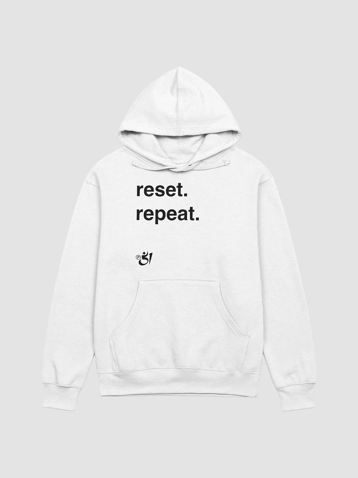 reset. repeat. hoodie product image (1)