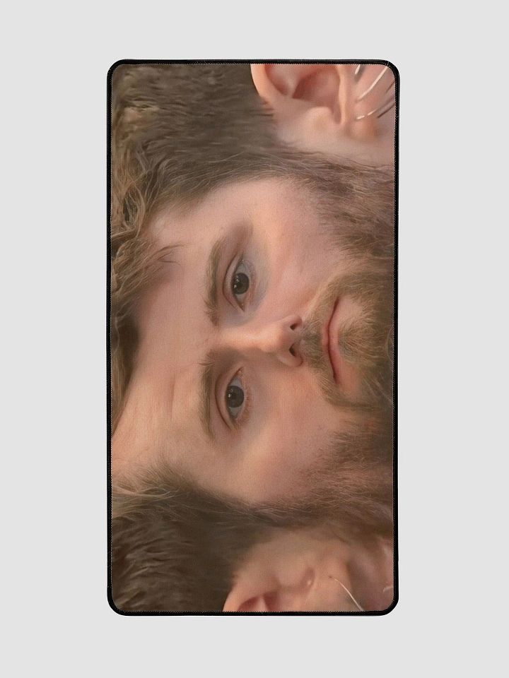 Squished Linus head deskmat product image (2)
