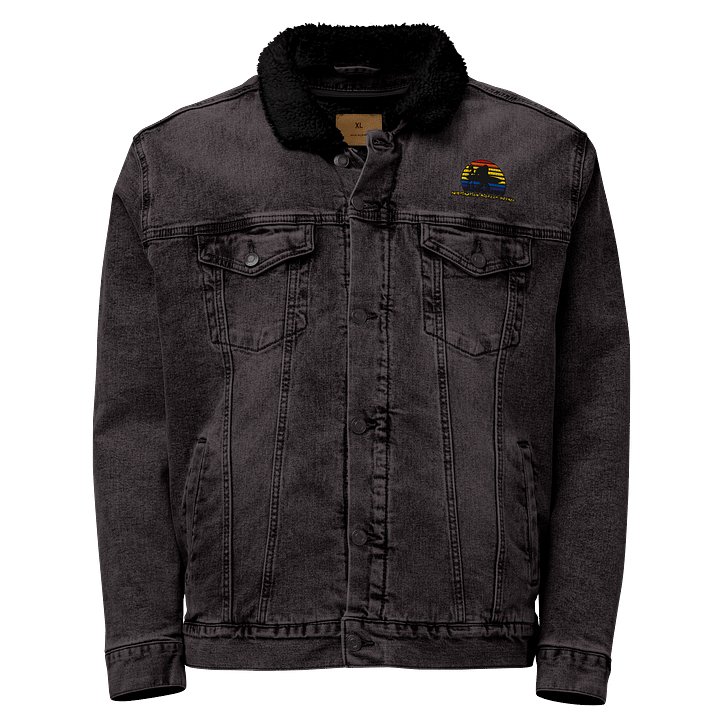 Destination Bigfoot Bronco Classic Logo Sherpa Denim Jacket (Multiple Colors Available) product image (1)