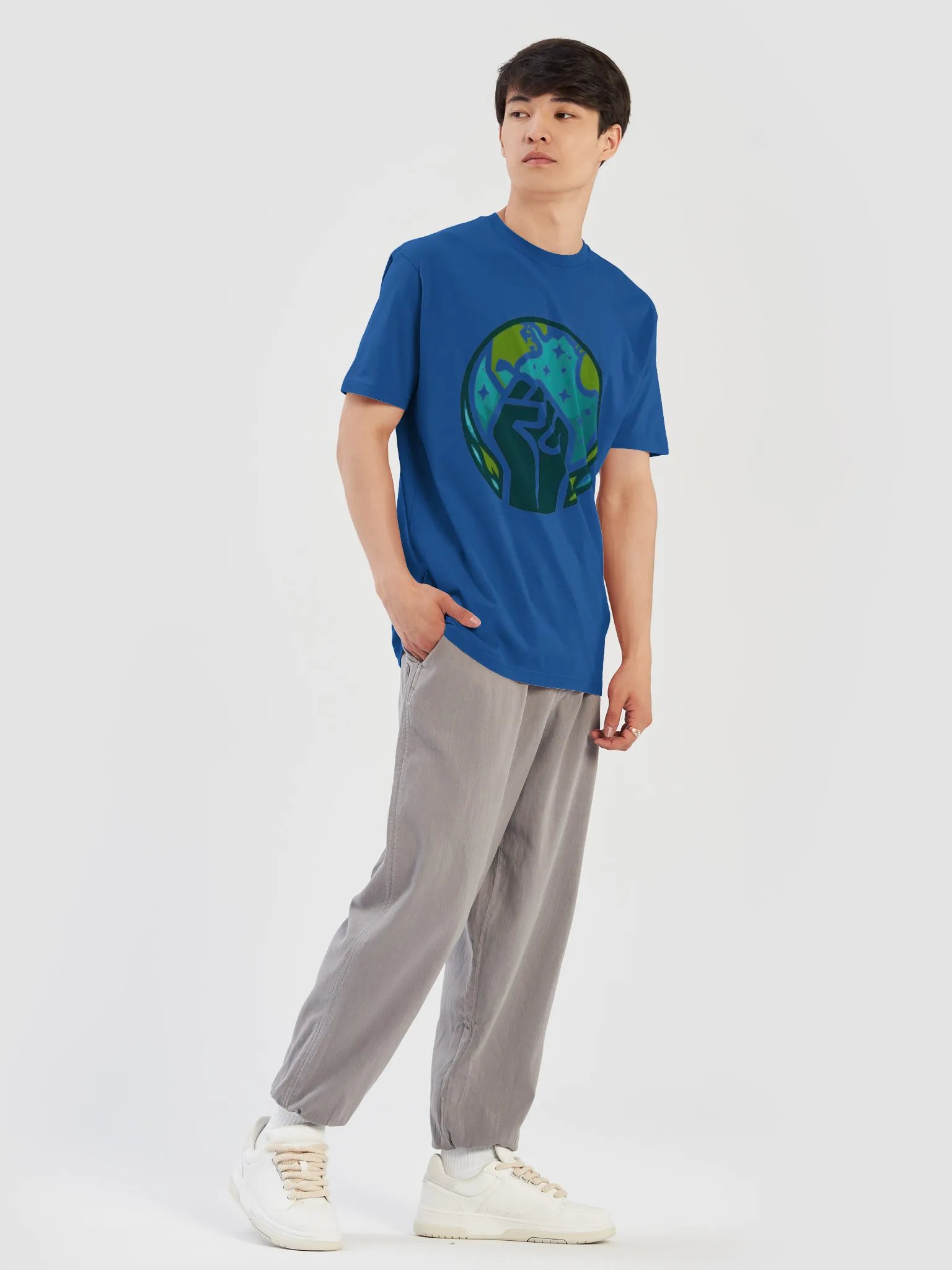 Solidarity Earth Fist T-Shirt product image (27)