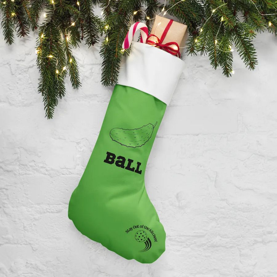 Pickleball Holiday Fun Christmas Stocking product image (7)