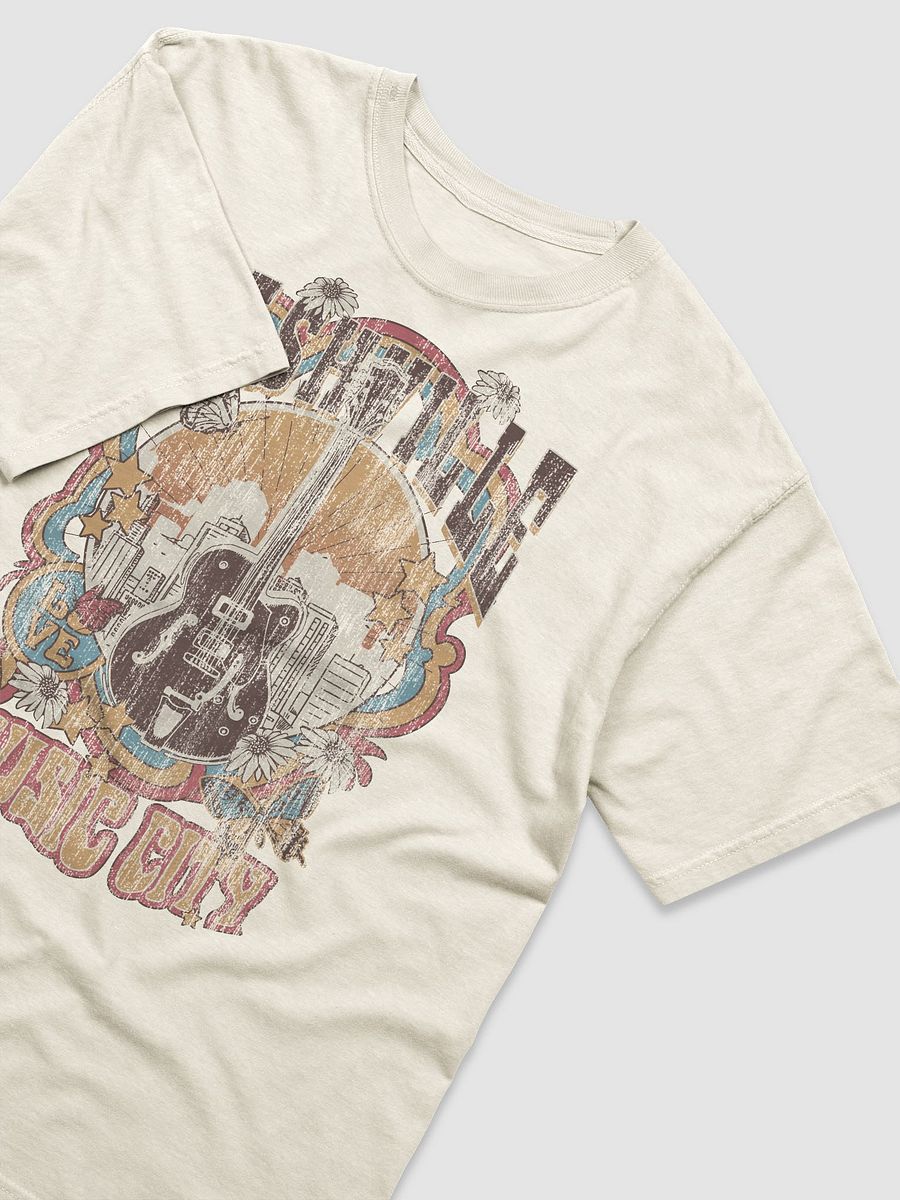 Nashville Music City Tee | Retro-Style Western Grunge T-Shirt for Travel and Road Trips product image (10)