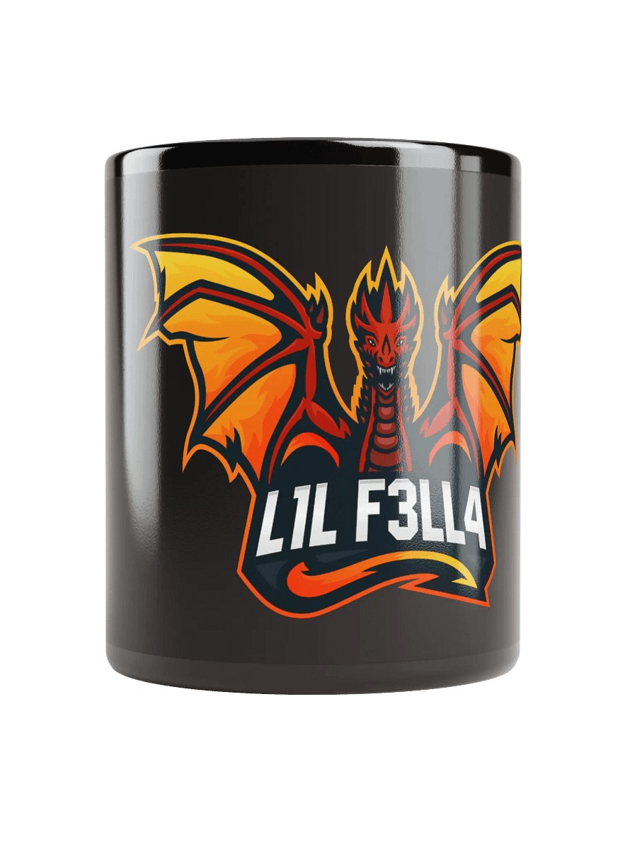 Glossy Black Mug - L1L_F3LL4 product image (5)