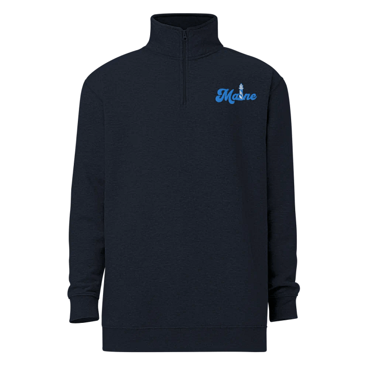 Maine Lighthouse Embroidery Half Zip product image (20)