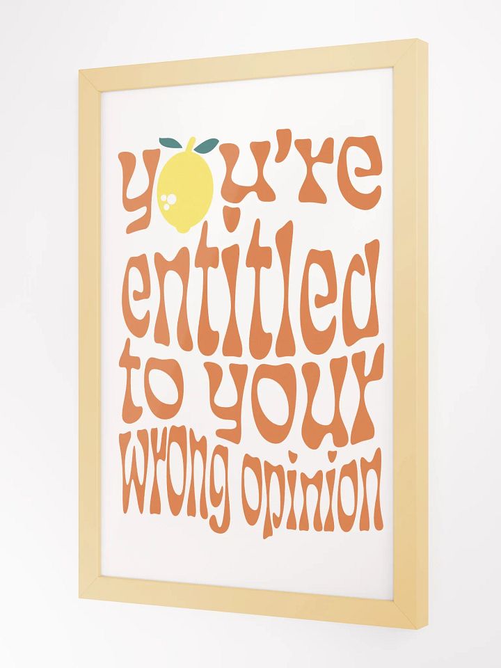 Opinion Poster product image (6)