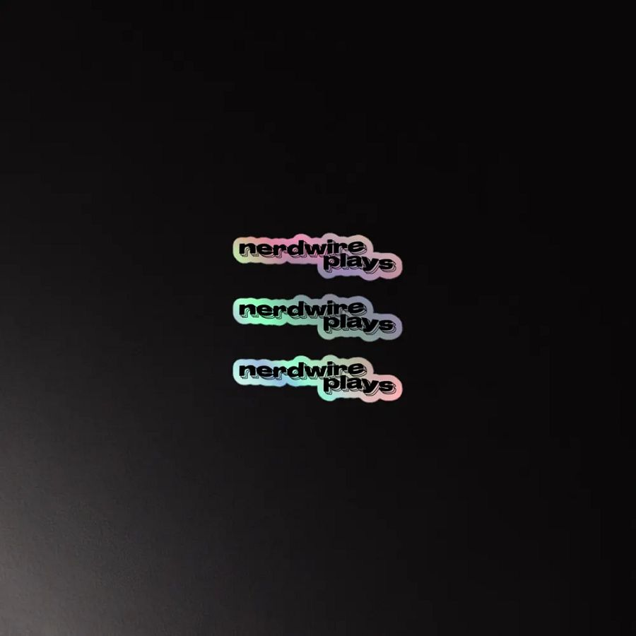 Nerdwire Logo Holo Sticker product image (4)