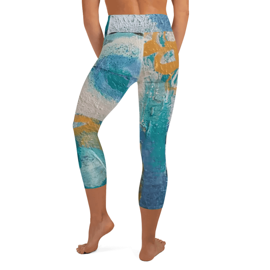original artwork printed on yoga sports capri legginsg product image (6)