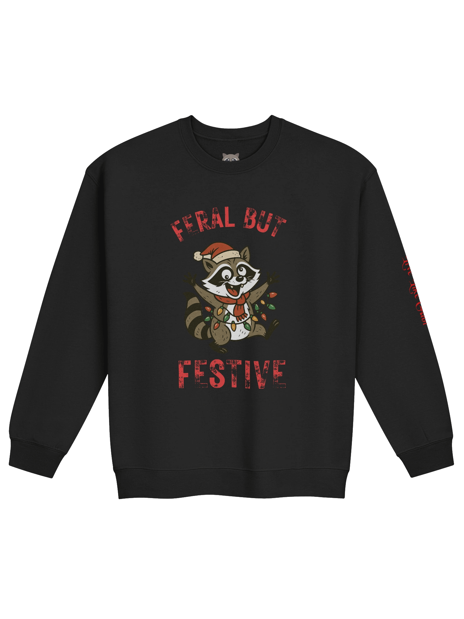 Feral Raccoon Christmans Classic Crewneck product image (1)