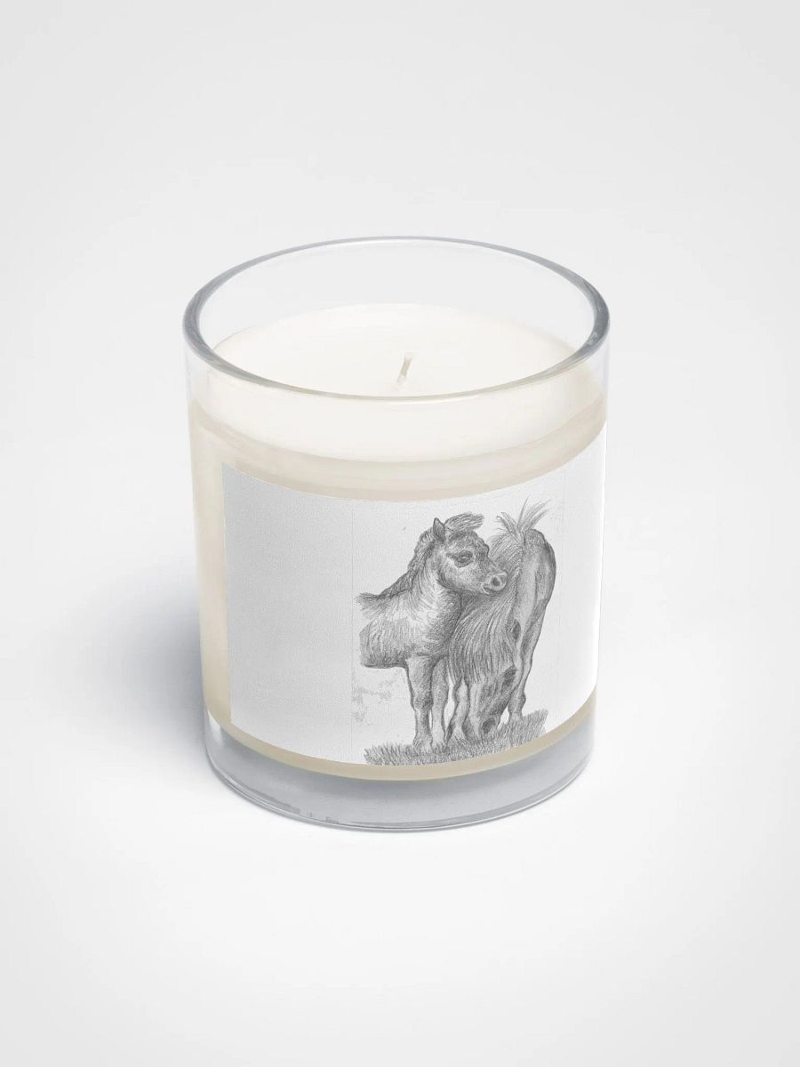 Shetland pony mare and foal candle product image (2)