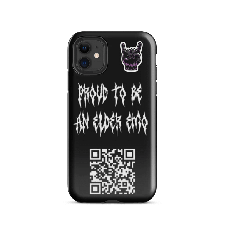 Proud To Be An Elder Emo QR Tough iPhone® Case product image (2)