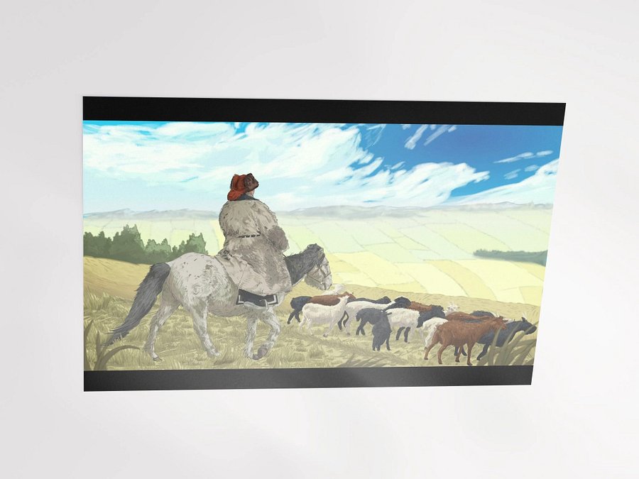 Mongolian Nomad matte poster product image (3)