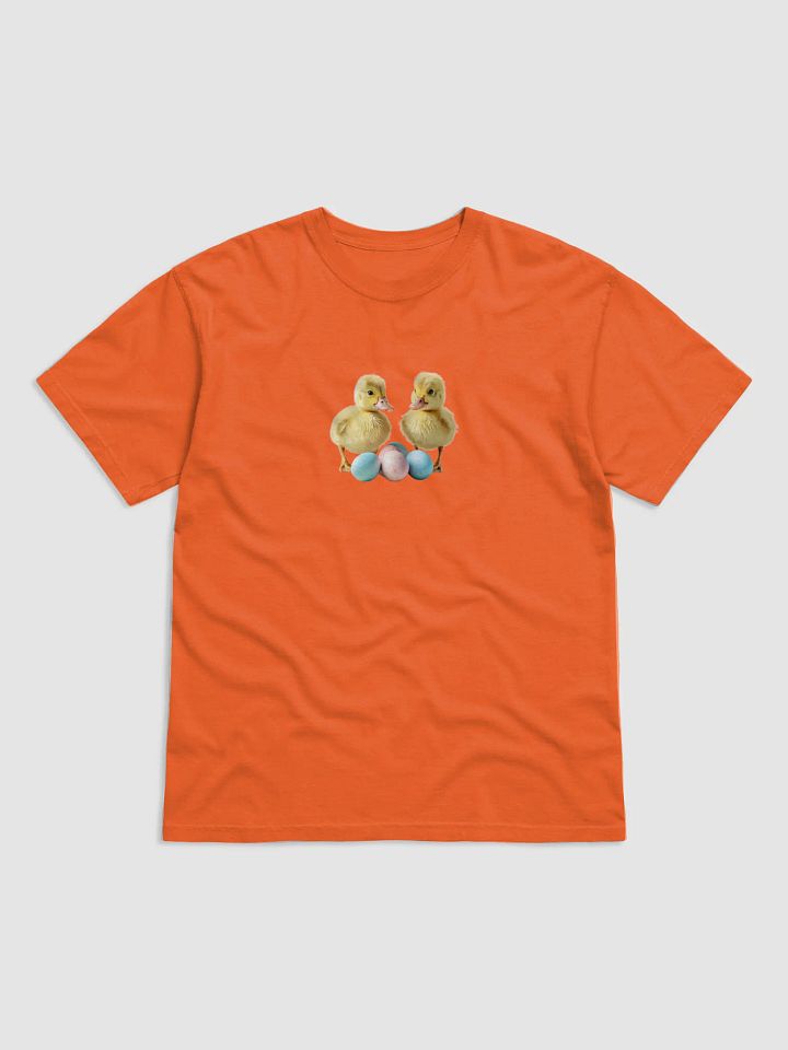 Pastel Ducklings and Bunny on back Comfort Tee product image (1)